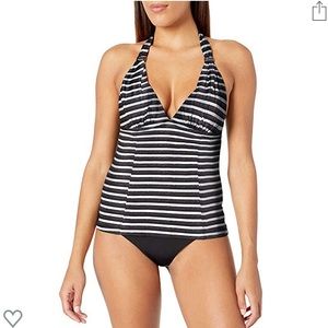 Lole Jamaique Halter Tankini Top Stripes NEW $65